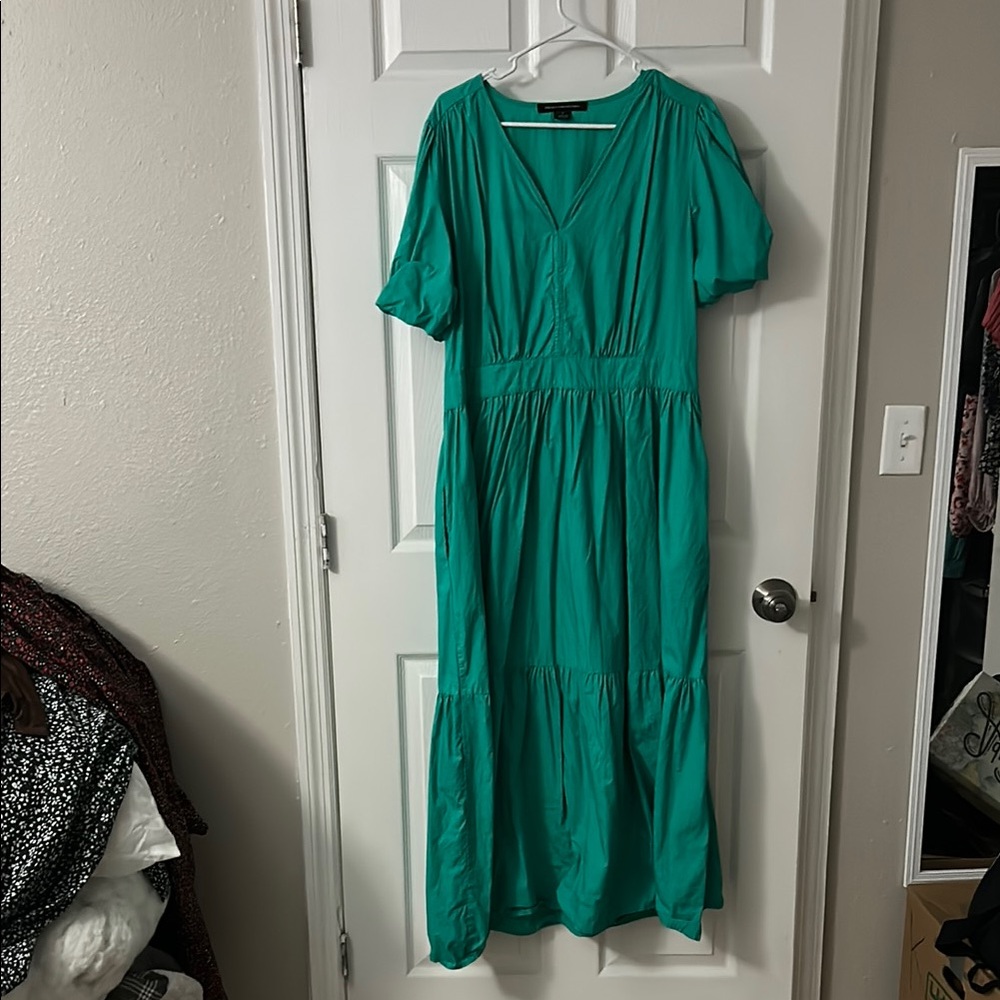 Trendy Green Maxi Dress